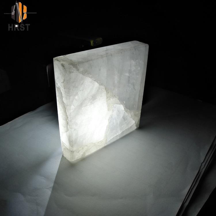 White Crystal Gemstone Slabs (4)