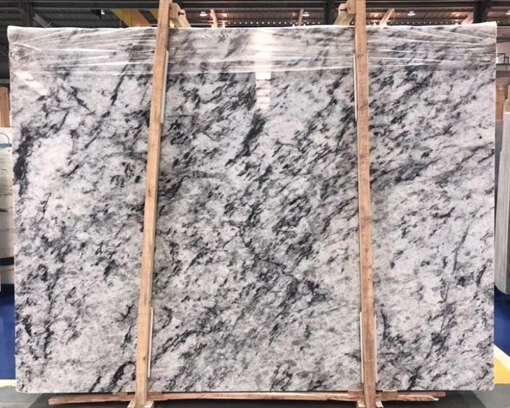 China Blue Crystal Marble Slabs