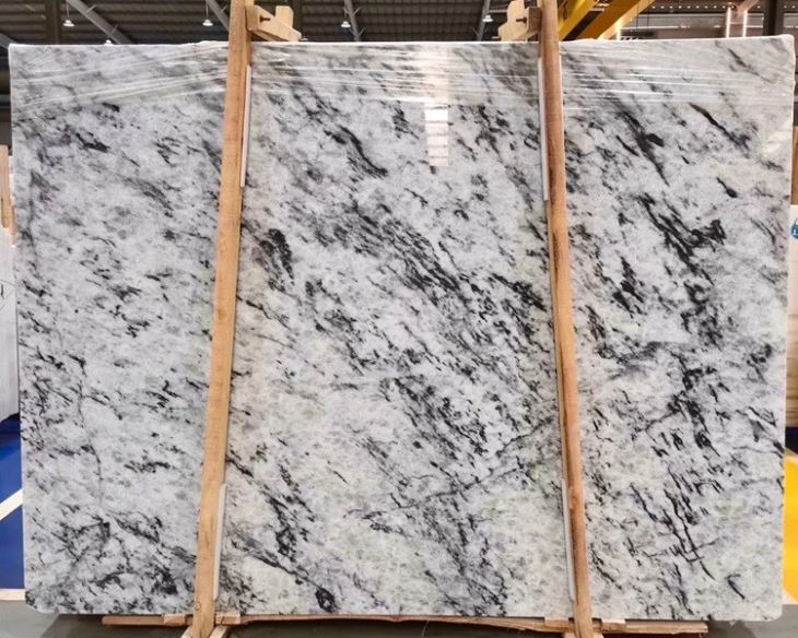 China Blue Crystal Marble Slabs
