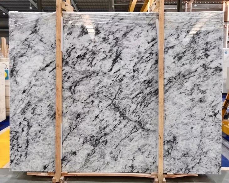 China Blue Crystal Marble Slabs