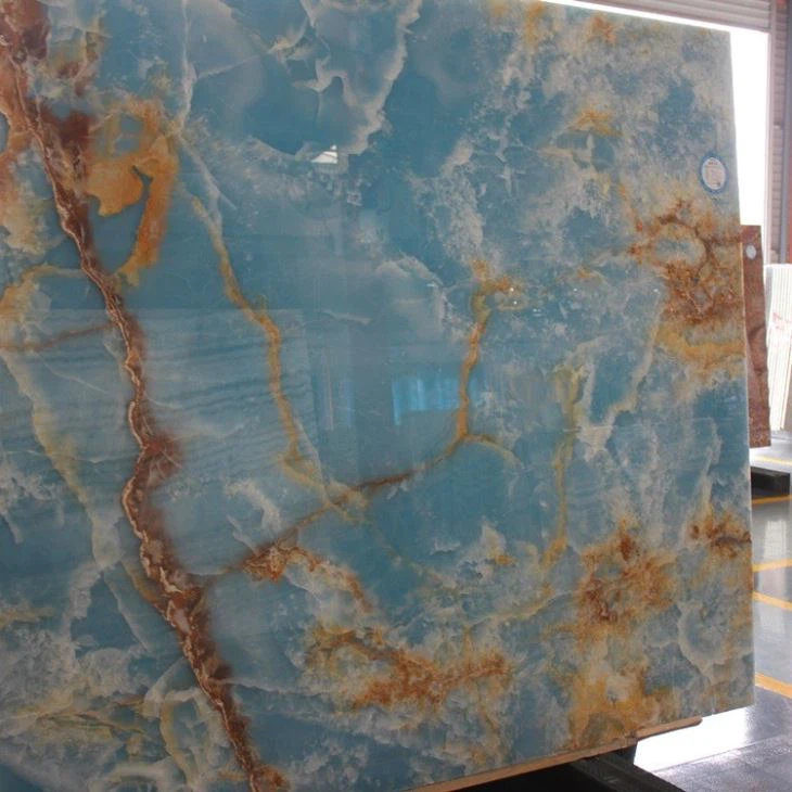 Pure Blue Onyx Slabs (2)