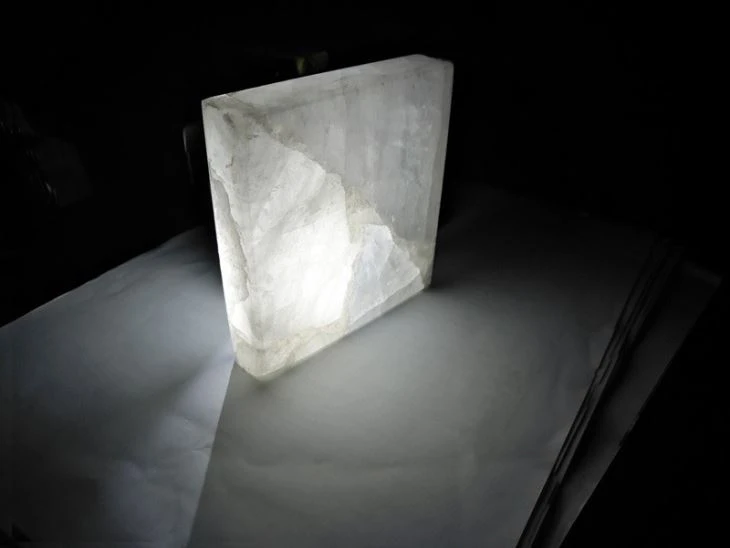 White Crystal Semi Precious Stone Slabs