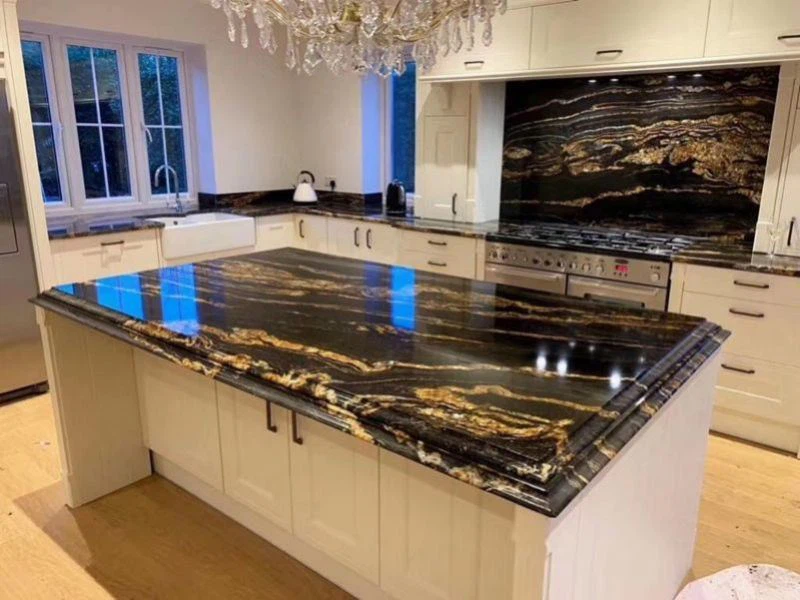 Black Granite Island Top