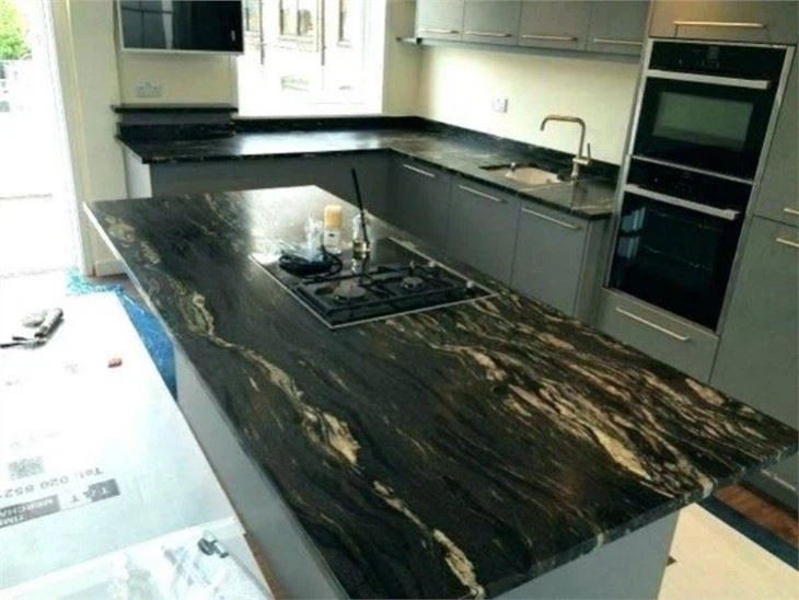 Black Granite Island Top