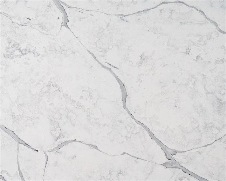 the artificial grey-white slab