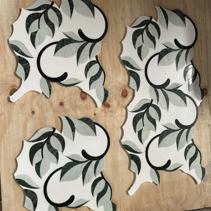 Green Leaf Pattern Design mosaic