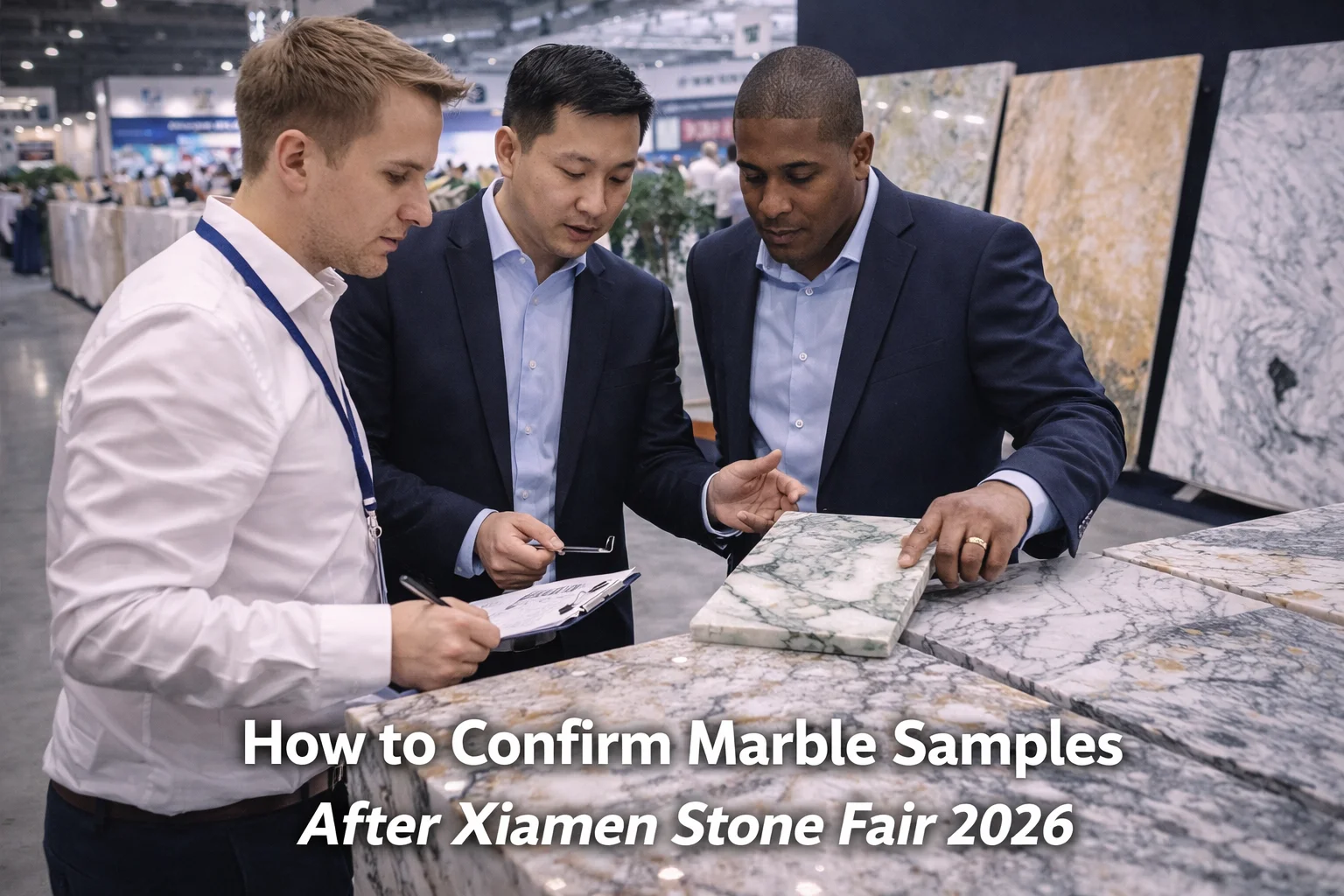 Cara Mengesahkan Sampel Marmar Selepas Pameran Batu Xiamen 2026